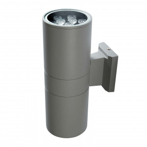 Светильник светодиодный фасадный PWL-245110/24D 2x9w 3000K GR IP65 Jazzway