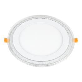 Светильник встраиваемый с подсветкой круглый DLR024 18W 4200K Elektrostandard (распродажа)