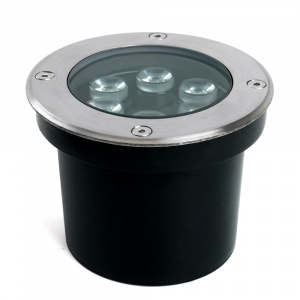  Светодиодный светильник тротуарный (грунтовый)SP2802, 6W, AC/DC12-24V, низковольтный, 3000К Feron