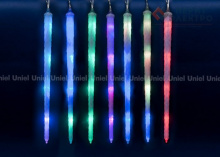 Занавес светодиодный "Морозные сосульки"210LED RGB IP44 провод прозрачныйVLD-ES005-210 2.7x0.5 Uniel