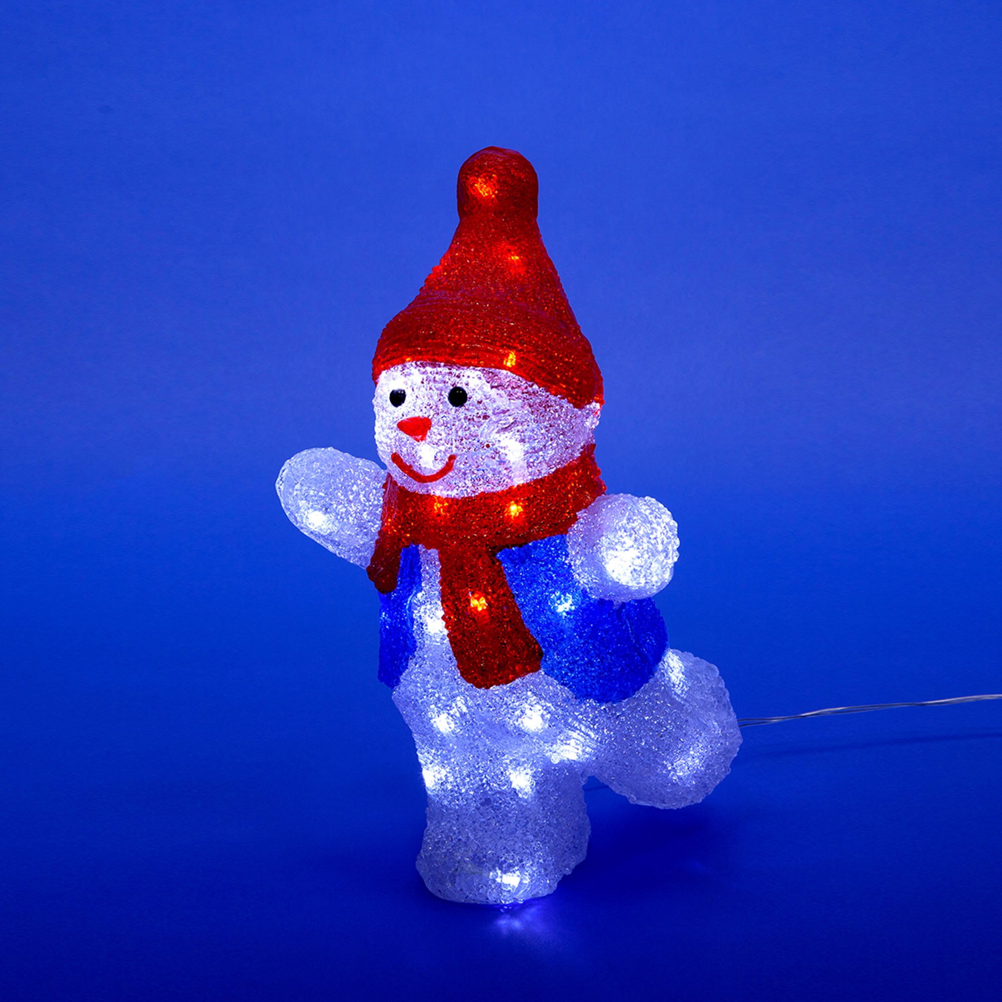ULD-M2234-040-STA WHITE IP20 SNOWMAN-2 Фигура светодиодная Снеговик-2. 40 светодиодов. размер 22x17x34 см. цвет свечения-белый. IP20.