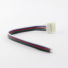 Коннектор односторонний гибкий для светодиодной ленты RGB 5050 IP20 GENERAL