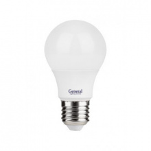 Лампа светодиодная 11W E27 A60 ГРУША 6500К 680Лм (GLDEN-WA60P-11-230-E27-6500) GENERAL