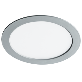 Светильник встраиваемый круг PPL- RPG алюм 18w 6500K d225*25mm IP20 Jazzway