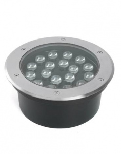 Светодиодный светильник тротуарный (грунтовый) SP2804, 20W, AC12V, низковольтный, 4000K, металл Fero