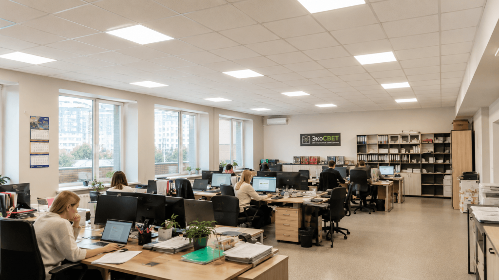 LED lighting for office and commercial spaces