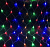 Сетка 1,8х1,5 м RGB с контроллером 180LED провод прозрачный IP20 Uniel