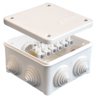 Коробка распаячная 65х65х50 для о/п IP54 VKL electric 