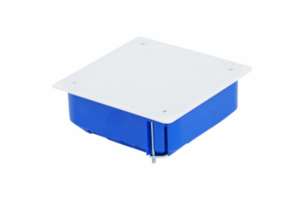 Коробка распаечная 115х115х45 (110х110х45) для полых стен с крышкой VKL electric 