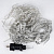ULD-B12006-195-TTK WARM WHITE IP44 Бахрома светодиодная с эффектом мерцания. 12м. Соединяемая. 195 светодиодов. Теплый белый свет. Провод прозрачный. ТМ Uniel
