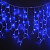 Бахрома LED ls 3х0,7х0,3 мерцающий 7 LED 8W 100LED IP65 синий
