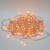 ULD-B12006-195-TTK AMBER IP44 Бахрома светодиодная с эффектом мерцания. 12м. Соединяемая. 195 светодиодов. Янтарный свет. Провод прозрачный. ТМ Uniel