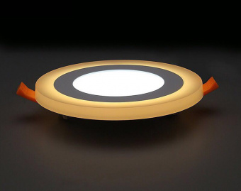Даунлайт светодиодный 16W 3/6К 720Лм IP20 150-250W LE LED 2CLR встраиваемый (круг) 
