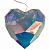 ULD-R511 3АА HEART Светильник декоративный Сердце. на батарейках 3AA не в-к. 100 светодиодов. Белый свет. Цвет корпуса радужный. TM Uniel