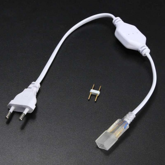 Сетевой шнур для светодиодной ленты SMD5050 (220V) с иглой (игла широкая) 8мм 
