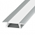 Профиль врезной PAL2206 (2м) анодированный Jazzway