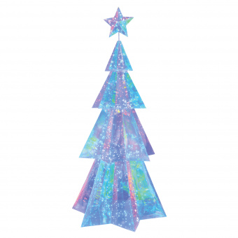 ULD-R502 220V XMAS TREE Светильник декоративный Ёлка. 400 светодиодов. Белый свет. Цвет корпуса радужный. TM Uniel