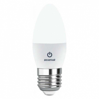 Лампа светодиодная  8W E27 C37 СВЕЧА 4000К (LED PREMIUM C37-8W-E27-W) Включай 