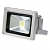 Прожектор светодиодный PFL- 10W/ RED/GR Jazzway (распродажа)