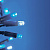 Гирлянда10м с эффектом мерцания.Соед-ая. IP67.120 LED.Синий+белый цвет. Черный провод