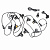 UDL-K121 10-E27-5M 5C IP65 BLACK BELT-LIGHT Гирлянда Белт-лайт. 5 м + 1.5м сетевой шнур. 10 патронов E27. шаг 50см. 5 заглушек. Чёрная. TM Uniel.