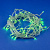 ULD-S0500-050-DTA GREEN IP20 Гирлянда светодиодная с контроллером. 5м. 50 светодиодов. Зеленый свет. Провод прозрачный. ТМ Uniel