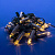 ULD-S0800-040-SGA WARM WHITE IP20 CANDLES Гирлянда светодиодная Свеча. 8м. 40 светодиодов. Теплый белый свет. Провод зеленый. ТМ Uniel