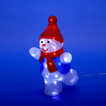ULD-M2234-040-STA WHITE IP20 SNOWMAN-2 Фигура светодиодная Снеговик-2. 40 светодиодов. размер 22x17x34 см. цвет свечения-белый. IP20.