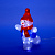 ULD-M2234-040-STA WHITE IP20 SNOWMAN-2 Фигура светодиодная Снеговик-2. 40 светодиодов. размер 22x17x34 см. цвет свечения-белый. IP20.