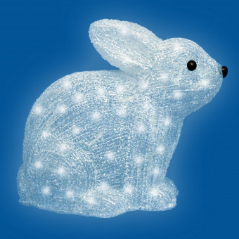 ULD-M2724-032-STA WHITE IP20 RABBIT Фигура светодиодная Кролик. 32 светодиода. 27x14x24 см. цвет свечения-белый. IP20.