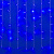 ULD-C2030-240-DTA BLUE IP20 Занавес светодиодный с контроллером. 3х2м. 240 светодиодов. Синий свет. Провод прозрачный. TM Uniel.