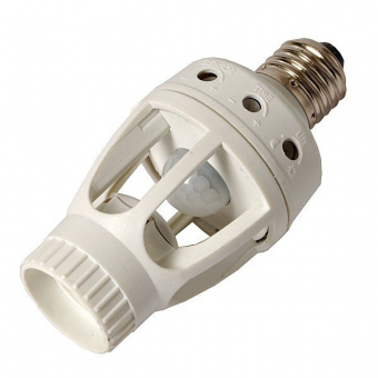 Патрон с датчиком движения Е27 60Вт IP20 10-420с ВТ-А08  