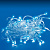 ULD-S1000-100-DTA BLUE IP20 Гирлянда светодиодная. 10м. 100 светодиодов. Синий свет. Провод прозрачный. ТМ Uniel