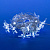 ULD-S0280-020-DTA WHITE IP20 STARS Гирлянда светодиодная Звездочки с контроллером. 20 светодиодов. 2.8 м. белая. IP20. провод прозрачный.