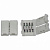 Соединитель контактный прямой 4 контакт. прозр.5050 RGB  UTC-K-14/B67 CLEAR 005