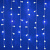 Занавес светодиодный с эффектом мерцания 6х3м тёплый белый+белый 450LED IP44 провод прозрачный Uniel