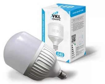 Лампа светодиодная  40W Е40/E27 6500К 3100Лм LEDVHP 220V OPTI VKL (РАСПРОДАЖА) 
