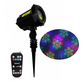 Новогодняя уличная лазерная подсветка 30W IP65 SkyDisco Garden 