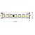 Лента светодиодная SMD2835, 168 LED/м, 17,3 Вт/м, 24В , IP20, Теплый белый, 30м/кат (1метр) SWG